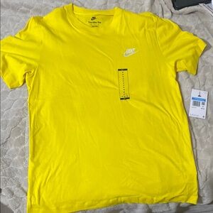 Yellow Nike shirt